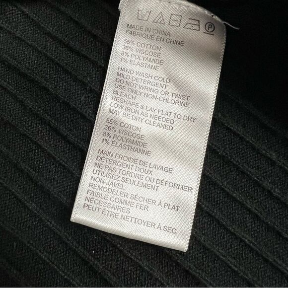 Free People Mod Wrap Black Mini Ribbed Skirt Size XS Boho Coquette - Picture 8 of 12